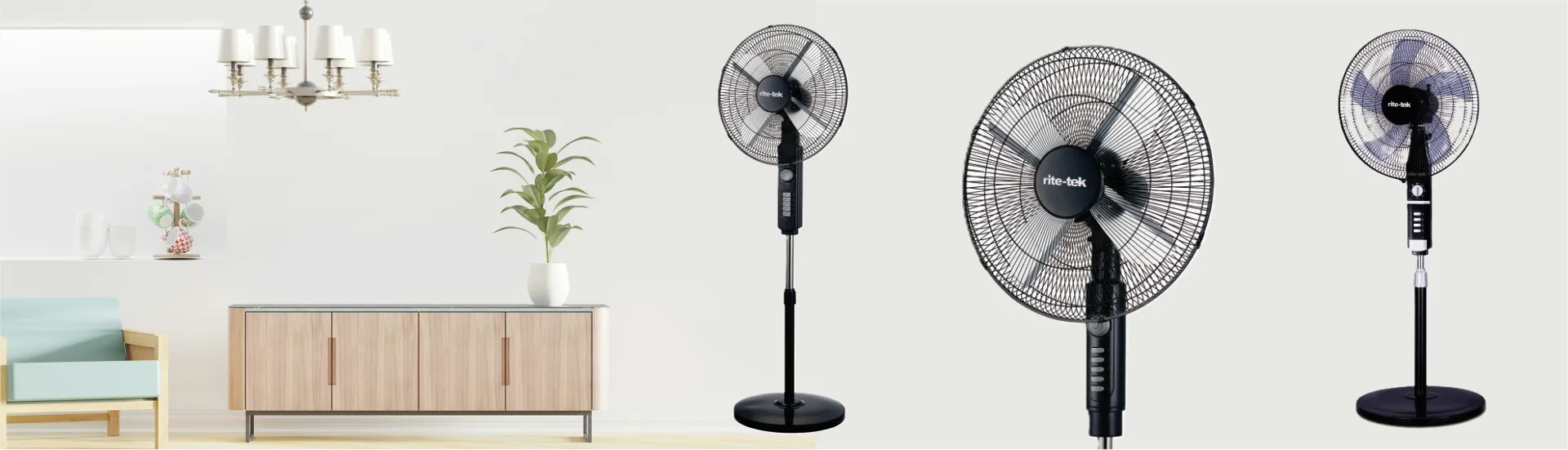 Rite-Tek standing fans